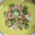 hitomix9's cooksnap of when they made エビとそらまめの中華風炒め★.
