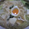 happyもこ's cooksnap of when they made たっぷり野菜と鮭の味噌煮込みうどん.