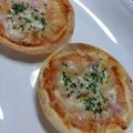 toyochiri's cooksnap of when they made 残り物！餃子の皮ピザ.