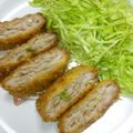 sizn's cooksnap of when they made 重ねトンカツ☆にんにくネギ挟み.
