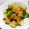 さらだaaa's cooksnap of when they made 厚揚げ小松菜の☆ごまだれ塩麹炒め.