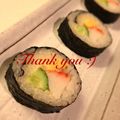 大井町子's cooksnap of when they made 簡単海苔巻き。(卵・カニかま・きゅうり）.