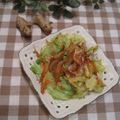 ぽにえ's cooksnap of when they made 春キャベツと筍の桜海老炒め☆.