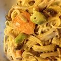 あいとしゅん's cooksnap of when they made アボカドとサーモンのクリームパスタ.