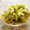 saki1010's cooksnap of when they made ***セロリ★ワサビ醤油漬け***.