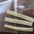 ねずこう's cooksnap of when they made スライスチーズがくっつかないで切れる方法.