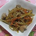 なっらー's cooksnap of when they made 我が家のおかずキンピラ.