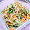 ponnko's cooksnap of when they made レンジで1分半♪ツナ水菜えのき和え.