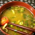 大魔女's cooksnap of when they made 即席味噌汁にプチトマト☆.