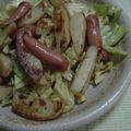おぶじぇ's cooksnap of when they made ポテトとウインナーのカレー風味炒め.