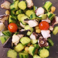 大食い家族's cooksnap of when they made タコと枝豆ときゅうりの夏色サラダ.