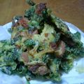 dmmb's cooksnap of when they made サクッサク！もろへいやの掻き揚げ.