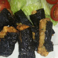 Hikaya's cooksnap of when they made 鶏挽き肉とはんぺんの磯辺揚げ.