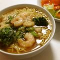 ゆけ★'s cooksnap of when they made ブロッコリーと小エビのふわふわラーメン.