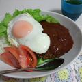 m1108's cooksnap of when they made ロコモコ風♪ハンバーグディッシュ.