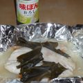 usakitchen's cooksnap of when they made 白身魚の昆布酒蒸し.