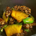 でこやまでこ's cooksnap of when they made かぼちゃと牛肉のオイスターソース炒め☆.