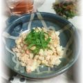 ＴＯＭＯＷＡＴ's cooksnap of when they made 明太味の炒り豆腐。.