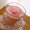 ルリナ's cooksnap of when they made フレッシュイチゴミルクジュース.