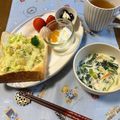 yesmama's cooksnap of when they made お好み焼きdeトースト～♪.