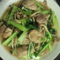Chacha＠'s cooksnap of when they made きのこと小松菜の炒め物.