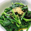 月見なっとう's cooksnap of when they made 鍋いらず☆ほうれん草と海苔の和え物.