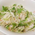 れのっち's cooksnap of when they made 朝ごはんに☆水菜ちりめんごはん.
