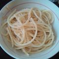 kumama☆★☆'s cooksnap of when they made 我が家の☆たらこ（明太子）スパゲッティー.