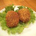 my83's cooksnap of when they made おばあちゃんのツナカレーコロッケ.