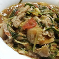 UGGray's cooksnap of when they made 簡単♪豚肉と水菜の中華炒め.