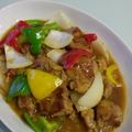 いしりのママ's cooksnap of when they made 野菜なしの酢豚（その代わり薬味たっぷり）.