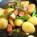 みゃあねこ's cooksnap of when they made じゃがいもとベーコンといんげんの煮物.