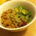 ishicafe's cooksnap of when they made オクラ納豆梅肉和え.