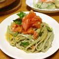 mika1019's cooksnap of when they made 母の味☆トマト＆バジルの冷製パスタ.