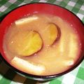 kurukurumin's cooksnap of when they made 減塩☆さつまいもの胡麻味噌汁.