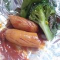ユーロン's cooksnap of when they made ブロッコリーとウインナーのケチャップ炒め.