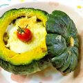 sougo78's cooksnap of when they made 坊ちゃんかぼちゃでまるまるグラタン♡.