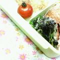 キョク's cooksnap of when they made 水菜だけ！シャキシャキ胡麻和え.