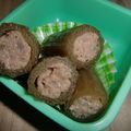 ぷちゃごん's cooksnap of when they made 秋田ふきの豚挽き肉と玉ねぎ詰め.