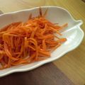 そまみ☆'s cooksnap of when they made お弁当の彩りに！にんじんのきんぴら.