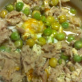 SILK0205's cooksnap of when they made ウスイエンドウの卵とじ丼.