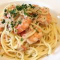 よっぷる's cooksnap of when they made ♡プリッと海老のトマトクリームパスタ.