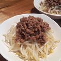 aoyama:oku's cooksnap of when they made ＊豆腐ステーキ☆甘辛そぼろのっけ＊.