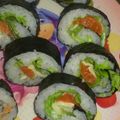 sh´mama's cooksnap of when they made 節分に♪サーモンとクリームチーズ海苔巻き.