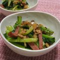 みろり6221's cooksnap of when they made アンチョビ、ベーコン、ほうれん草の油炒め.