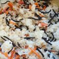 かぴーな's cooksnap of when they made 酸っぱい梅とひじきの混ぜご飯☆.