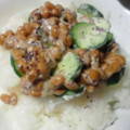 かぴーな's cooksnap of when they made 納豆きゅうりのマヨゆかり和え.