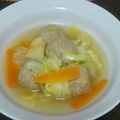 まな＠奥様見習い's cooksnap of when they made 肉だんごとキャベツのスープ煮♪.