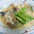 ひろゆい's cooksnap of when they made 絹さやと新玉のサッと煮～半熟卵落とし～.