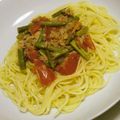 くにこ４２２'s cooksnap of when they made ちょちょいと簡単トマトパスタ♪.